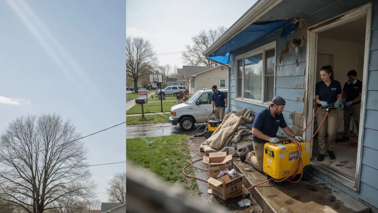 Basement Flood Cleanup in Manito, IL near me